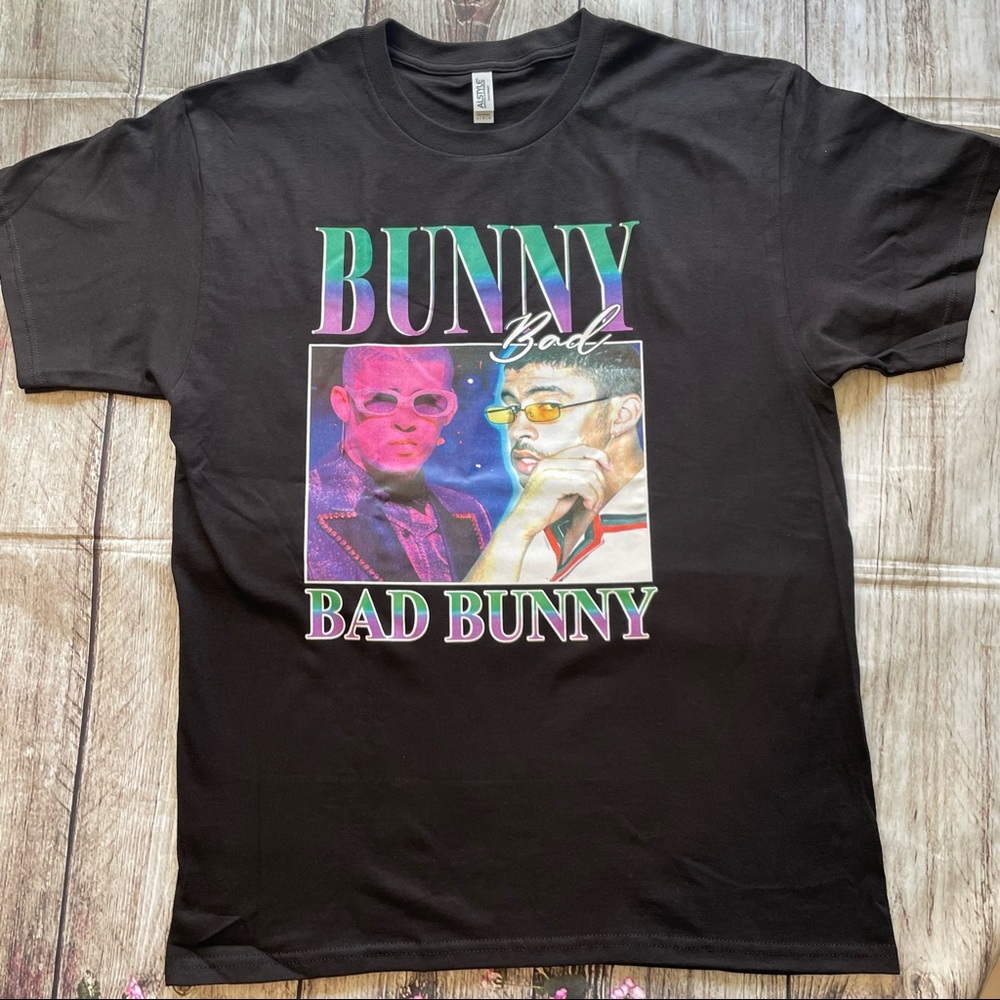 Green / Purple Bad Bunny T-Shirt